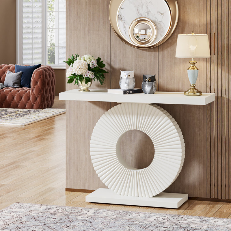 White round console table hotsell